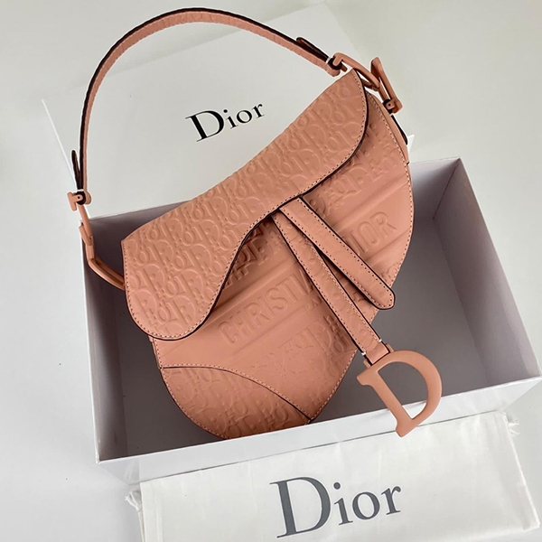 Christian Dior Saddle Embossed Calfskin Bag pn1