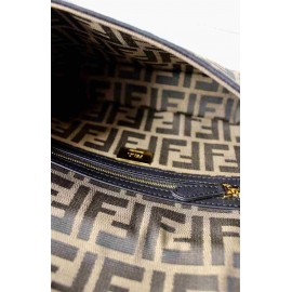 Fendi - Baguette Brown Fabric Bag