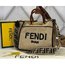 Fendi sunshine wicker bag 