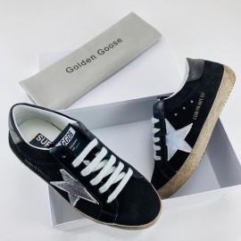 Golden Goose Super-Star 100% genuine leather women's sneaker Black