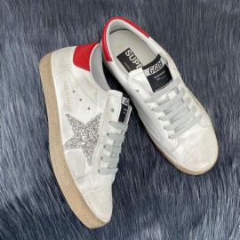 Golden Goose Super-Star 100% genuine leather women's sneaker white red