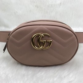 Gucci Belt Bag Genuine Leather Powder