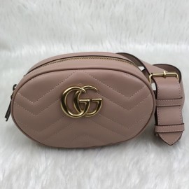 Gucci Belt Bag Genuine Leather Powder