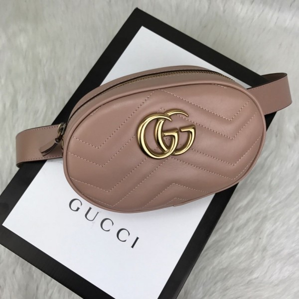 Gucci Belt Bag Genuine Leather Powder