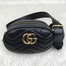 Gucci Belt Bag Genuine Leather Black