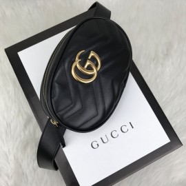 Gucci Belt Bag Genuine Leather Black