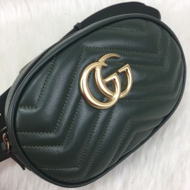 Gucci Belt Bag Genuine Leather Green