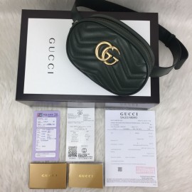 Gucci Belt Bag Genuine Leather Green