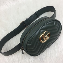 Gucci Belt Bag Genuine Leather Green