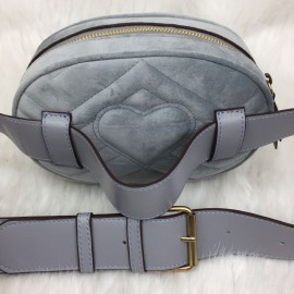 Gucci Belt Bag Velvet Gray