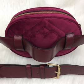 Gucci Belt Bag Velvet Damson Color