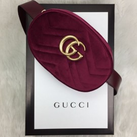 Gucci Belt Bag Velvet Damson Color