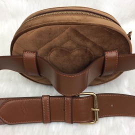 Gucci Belt Bag Velvet Tan Color