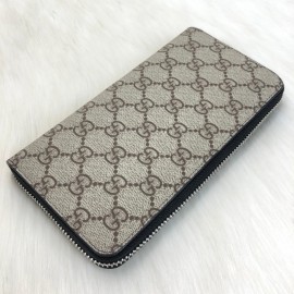 Gucci Imprime Zip-aroud Wallet Black Limited