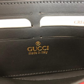 Gucci Imprime Zip-aroud Wallet Supreme Black