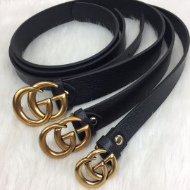 Gucci Ince Genuine Leather Classic Belt