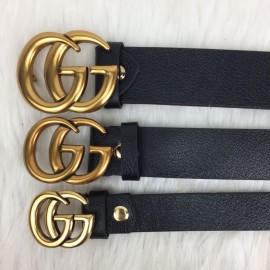 Gucci Ince Genuine Leather Classic Belt