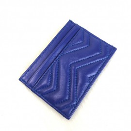 Gucci Marmont Card Holder Blue