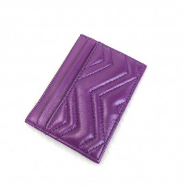 Gucci Marmont Card Holder Purple