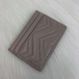 Gucci Marmont Card Holder Mink