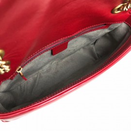 Gucci Marmont Red Genuine Leather