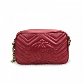 Gucci Marmont Messenger Bag Red