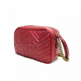 Gucci Marmont Messenger Bag Red