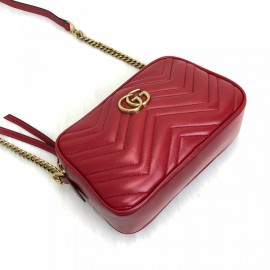 Gucci Marmont Messenger Bag Red