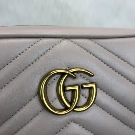 Gucci Marmont Messenger Bag Cream