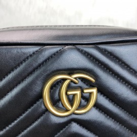 Gucci Marmont Messenger Bag Black