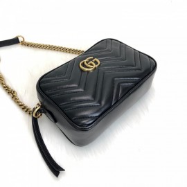 Gucci Marmont Messenger Bag Black