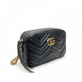 Gucci Marmont Messenger Bag Black