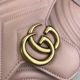 Gucci Marmont Powder Rose Genuine Leather