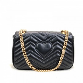 Gucci Marmont Black Genuine Leather