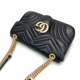 Gucci Marmont Black Genuine Leather