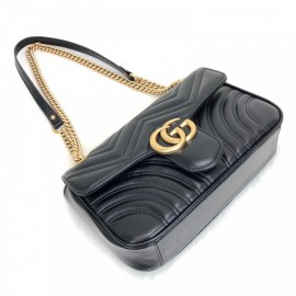 Gucci Marmont Black Genuine Leather