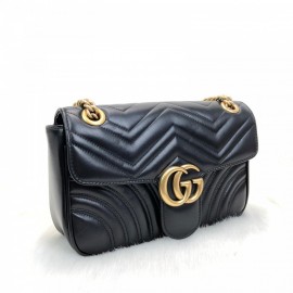 Gucci Marmont Black Genuine Leather