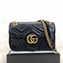 Gucci Marmont Black Genuine Leather