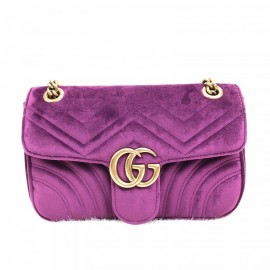 Gucci Marmont Velvet Velvet Lilac