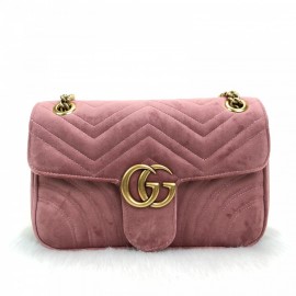 Gucci Marmont Velvet Velvet Rose