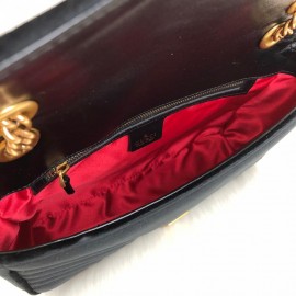 Gucci Marmont Velvet Velvet Black 