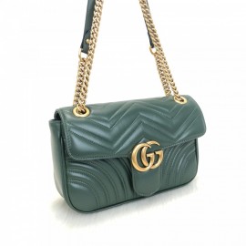 Gucci Marmont Green Genuine Leather