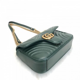 Gucci Marmont Green Genuine Leather