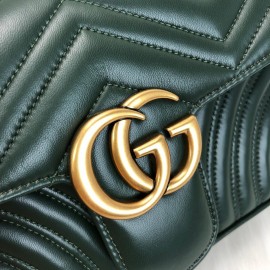 Gucci Marmont Green Genuine Leather