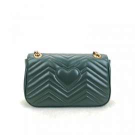 Gucci Marmont Green Genuine Leather