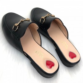 Gucci Princetown Leather Slippers