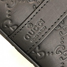 Gucci Signature Duffle Leather Luggage 