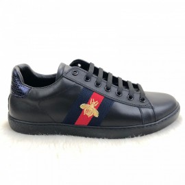 Gucci Sneaker Men Black Bee