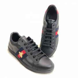 Gucci Sneaker Men Black Bee