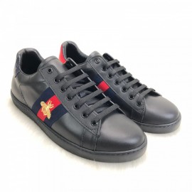 Gucci Sneaker Men Black Bee